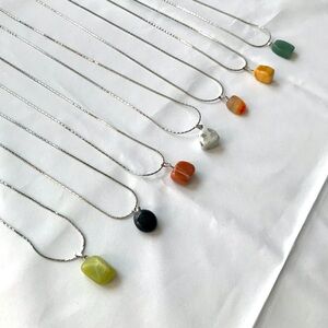 Stone Necklaces - Set of 7